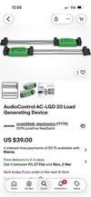 May be an image of ‎text that says '‎12:05 lد 5G AC-LGDH 1 AudioControl AC-LGD A. LGD 20 Load Control Generating Device CRUTCHRIELD crutchfield crutchfield_electronics electronics (17775) 100% positive feedback US $39.00 4 interest-free payments of $9.75 available with Klarna. Free delivery in 2-4 days Get it between Fri, 27 Feb and Mon, 2 Mar Sent today fyou order > the next 1h 54m Home My ay Q Search Notifications Selling‎'‎
