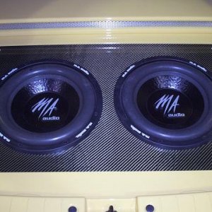 MA Audio Suzuki Aerio Carbon Kevlar Box