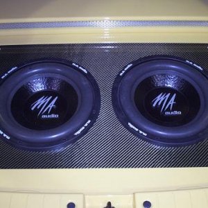 MA Audio Suzuki Aerio Carbon Kevlar Box