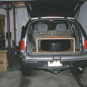 Tire box built, full view