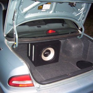 back in the trunk