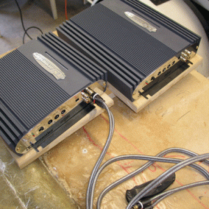 Close up of amp inputs and type of RCA's I'm using