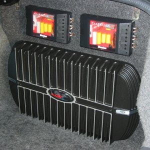 RF amp & boston pro xovers