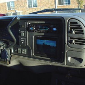 dash monitor lit up