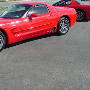 Mine and a freind's Z06s