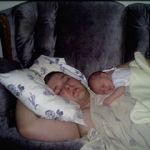 Me and Issac Sleeping