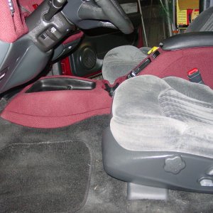 Tweeded Console -Side View