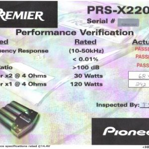 Premier Amp Birthsheet