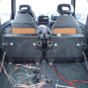 Chevy Tracker with seats