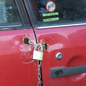 Redneck Car Security!