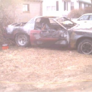 my burnt car
