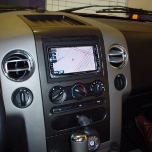 custom built dash kit for the new kenwood indash screen,