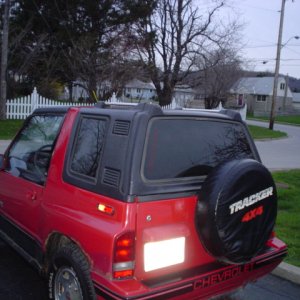 Blacked out back window's