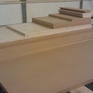 Stack of Wood ... Enclosure built for a Dayton Audio