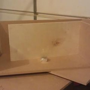 Enclosure built for a Dayton Audio