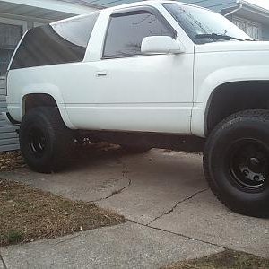1996 Tahoe Lifted Aftermarket wheels/rims