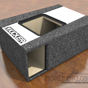 single kicker solox 12 sql horn subwoofer box