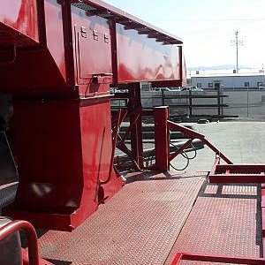 Side down hand rails are down top down