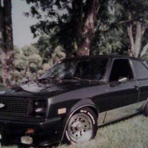 My husbands car. He built and installed it all