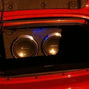 2 Rockford Fosgate Punch P3 12" 500WRMS Subwoofers in First sealed box