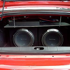 1st Temporary Amp Rack Installed