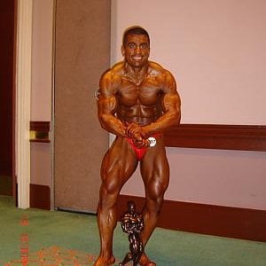 Bodybuilding competing at Nationals