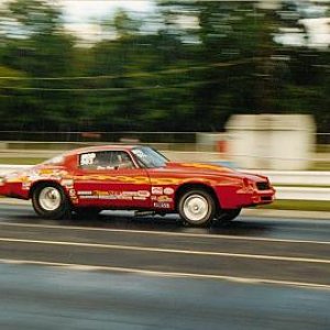 The 81 Camaro Sm blk powered outlaw 10.5 car