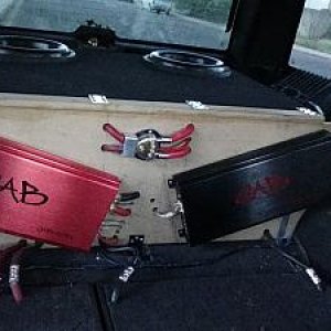 CAB's and Subs.. Yeah, amp rack needs paint!
