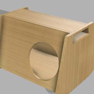 Subwoofer Enclosure v1 Front.png