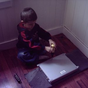 my lil bro helping me out