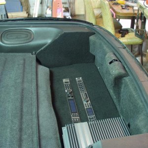 Rear install - drivers view