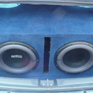 Magnums in box tuned to 29hz