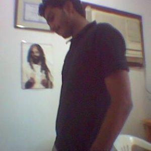 me at my friend's house