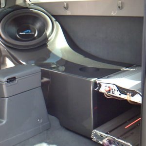 'glass box installed