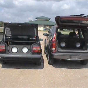 My Volvo and Explorer back in 2002