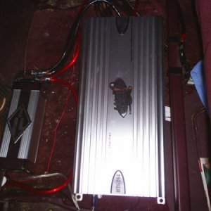 My amp and Pyle 3 farad cap