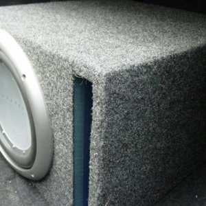 Custom Sub Box 3/4 view