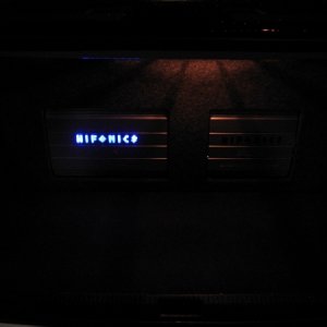 Trunk view at nite