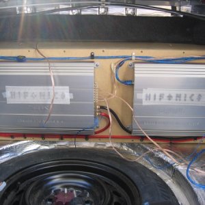 Sub box/amp rack b4 trim panel