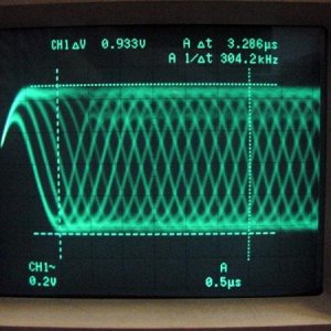RF eyepattern signal of Alpine 7909L