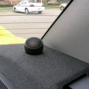 Custom Reat Tweeter Mounted