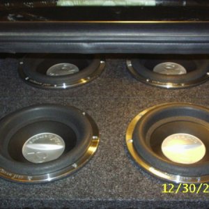 4 10" Clif Designs CD100Ws Sealed