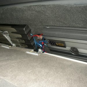 My amps installed!