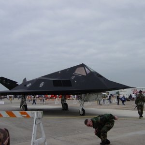 Stealth Fighter at Ellington Field air show