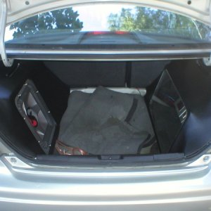 Unfinished fiberglass trunk