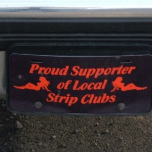 Front tag on the Bronco
