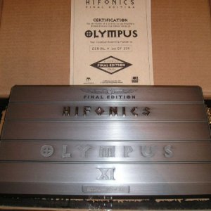 Hifonics Olympus Amplifier