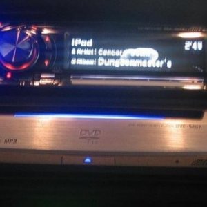 Alpine 9855 and DVD Player
