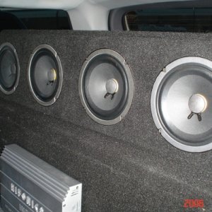 (4) Eminence 8MR's (Before Grills)