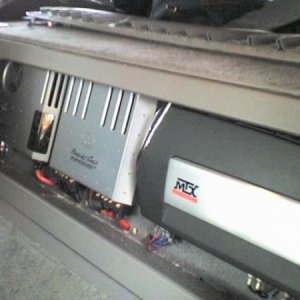 Amplifier rack first run